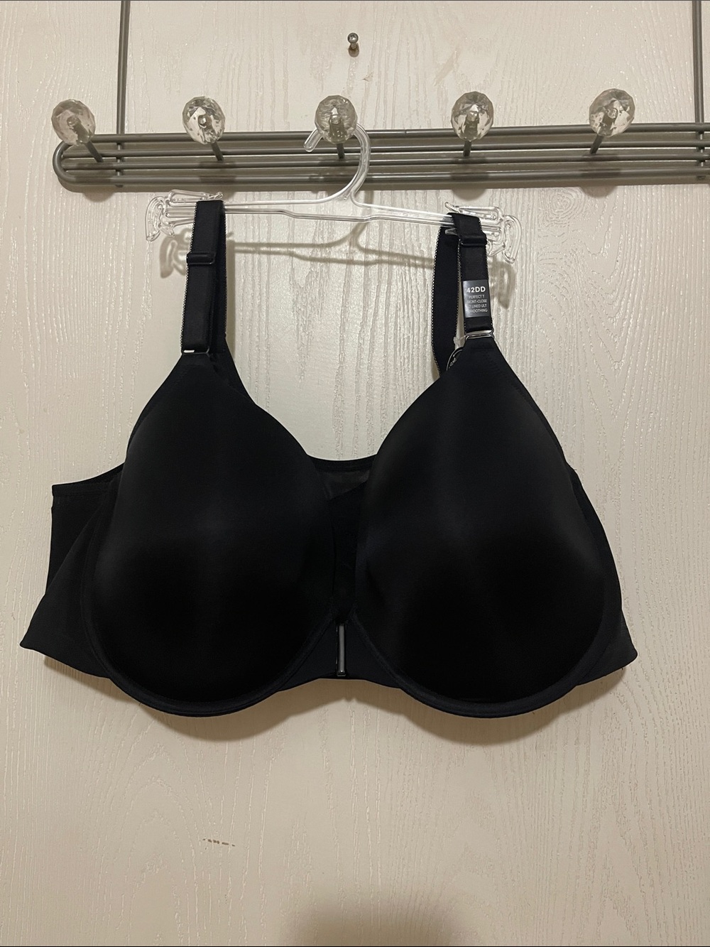 Torrid Perfect T Front Closure LT Lined ULT Smoothing Black Bra